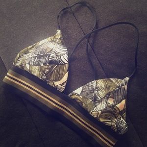 Banana leaf bikini top